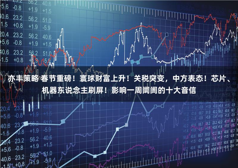 亦丰策略 春节重磅！寰球财富上升！关税突变，中方表态！芯片、机器东说念主刷屏！影响一周阛阓的十大音信