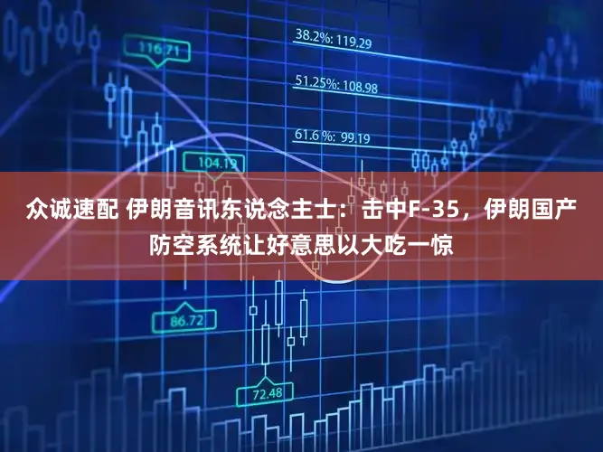 众诚速配 伊朗音讯东说念主士:击中F-35,伊朗国产防空系统让好意思以大吃一惊