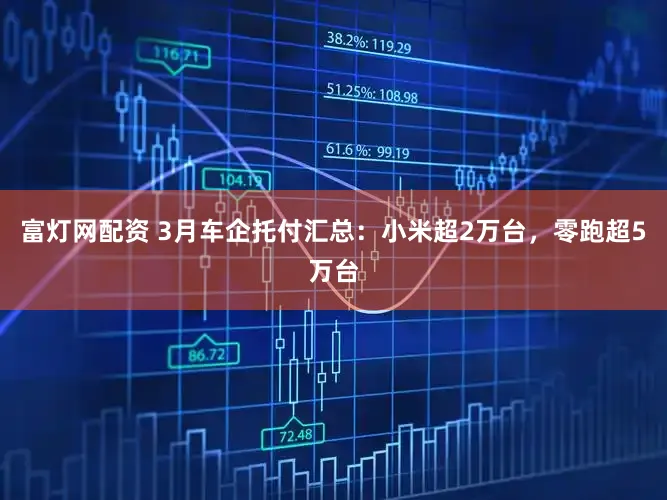 富灯网配资 3月车企托付汇总：小米超2万台，零跑超5万台